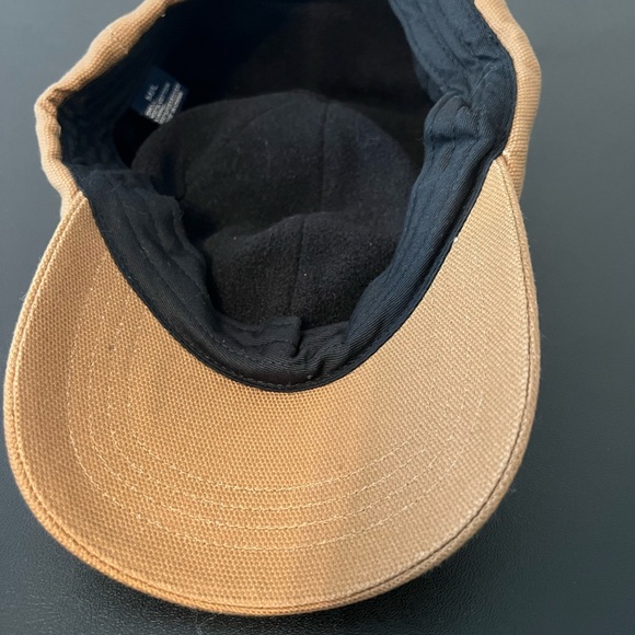 NWOT Duluth Trading Co Fleece Lined warm StrapBack Hat Cap Duck Adjustable M/L - Picture 5 of 5